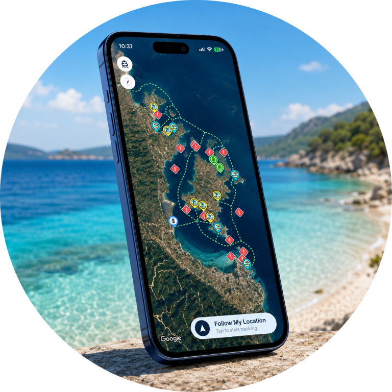 Boat Route app screenshot